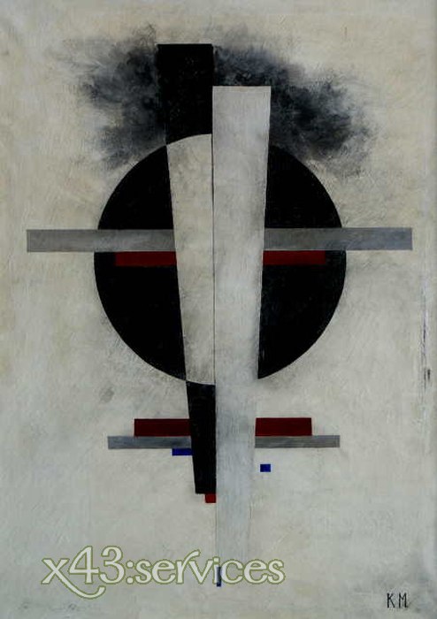 Kazimir Malevich - Suprematistisch - Suprematic - zum Schließen ins Bild klicken